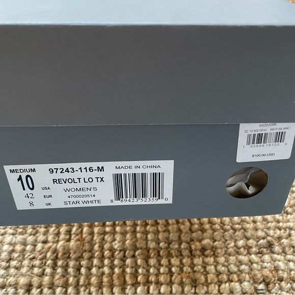 NEW Free People Revolt Lo Textile Sneakers In Star White US 10/EU 41 - Picture 7 of 12